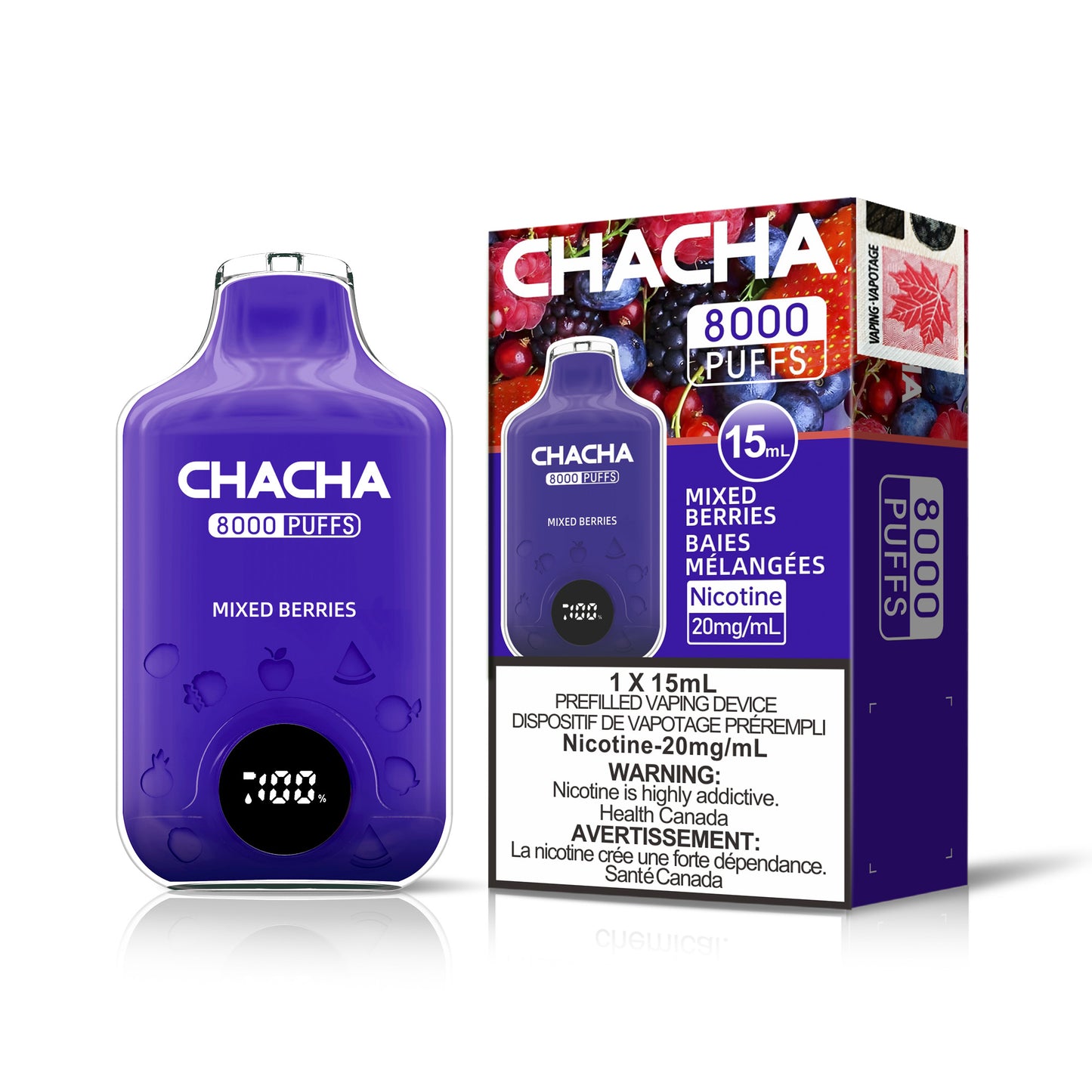 CHACHA 8000 MINXED BERRIES