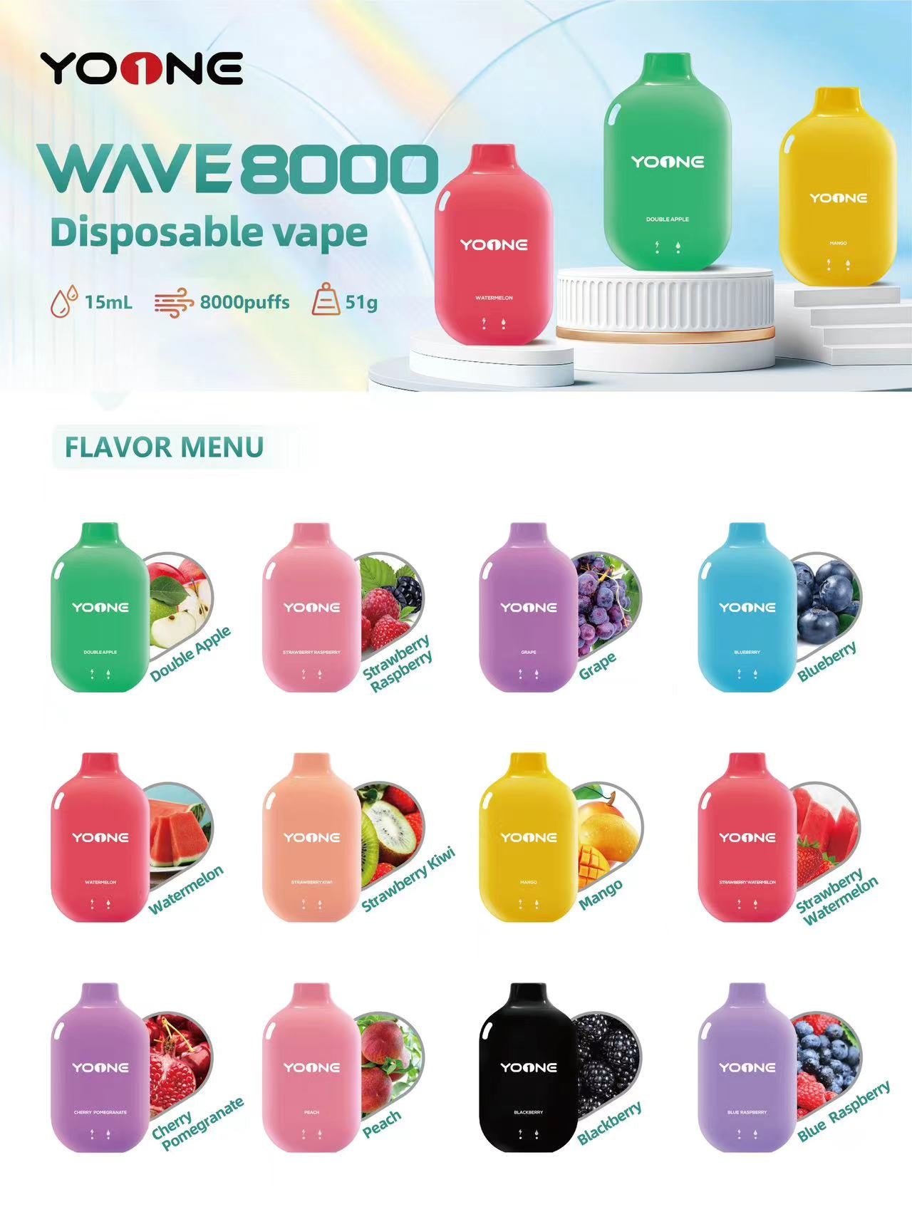 YOONE Wave (5pc/Carton)