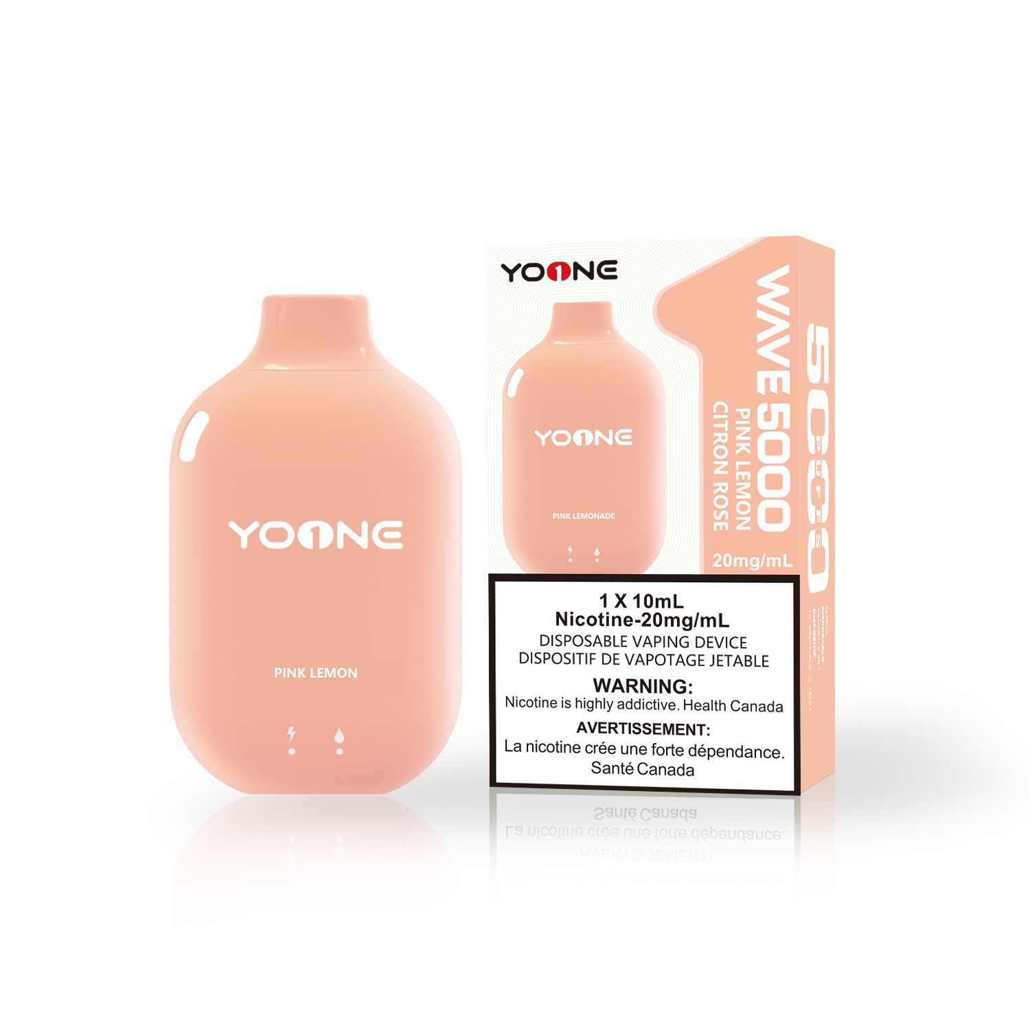 YOONE WAVE 5000 PINK LEMON