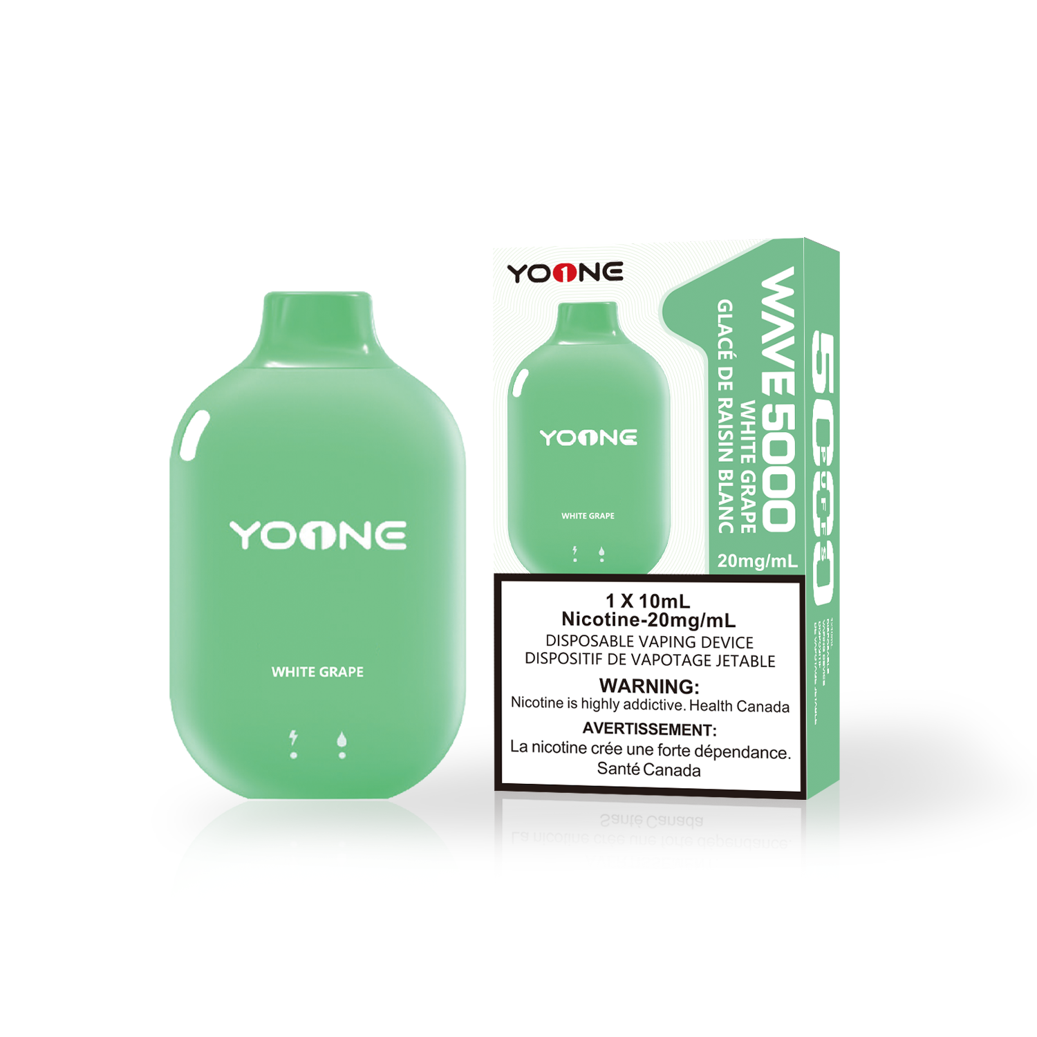 YOONE WAVE 5000  WHITE GRAPE
