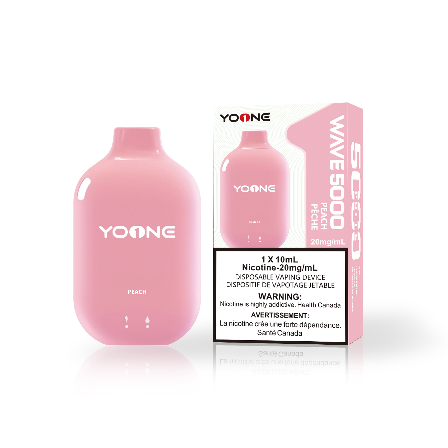 YOONE WAVE 5000 PEACH