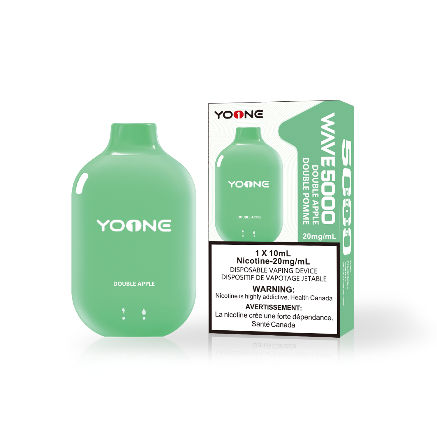 YOONE WAVE 5000 DOUBLE APPLE