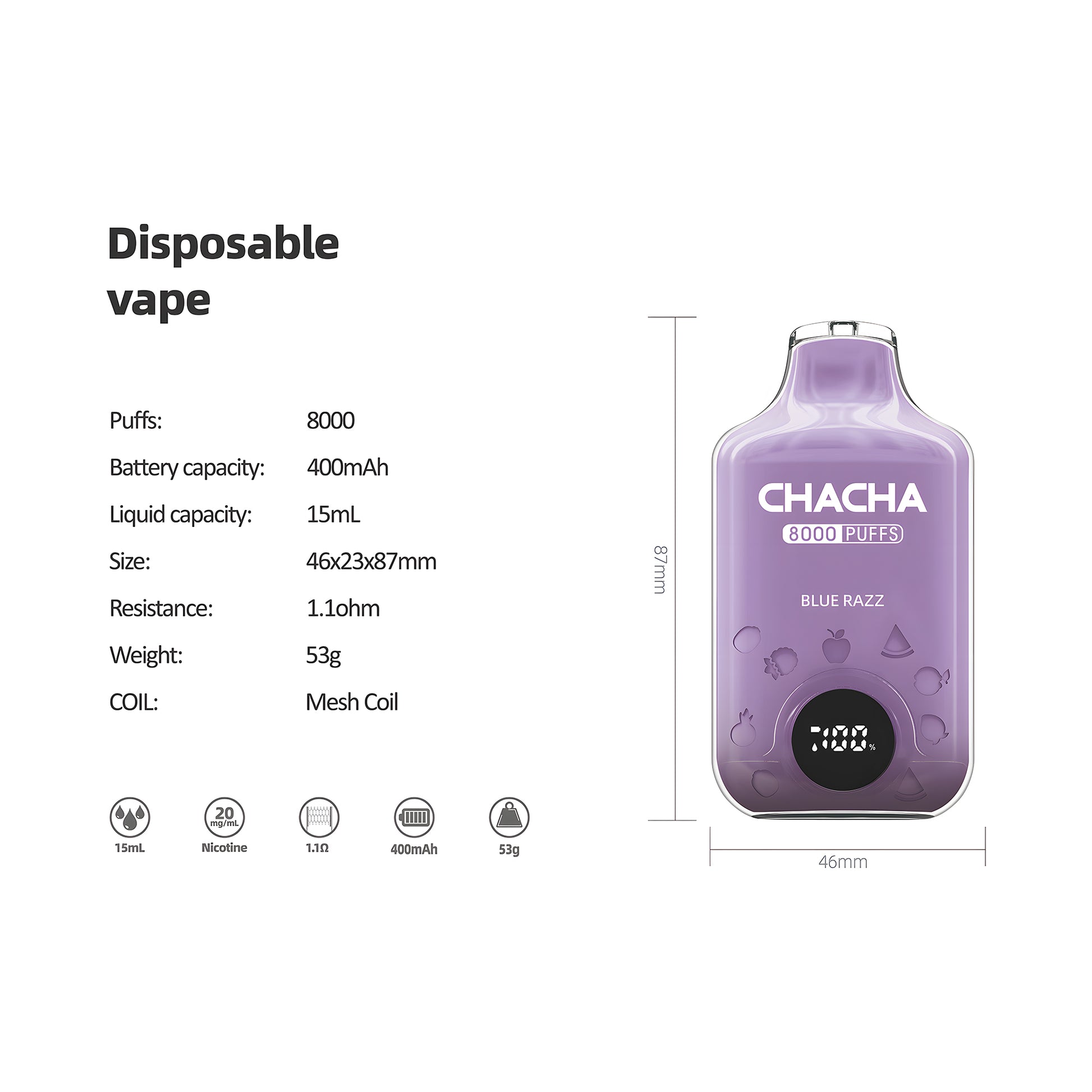 CHACHA 8000