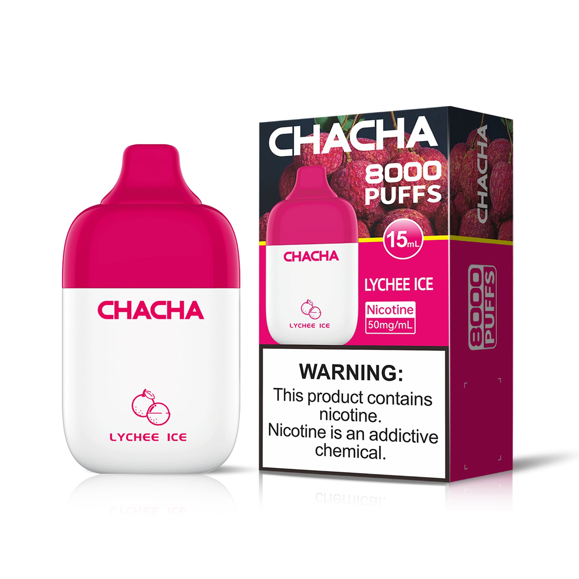 CHACHA 8000 LYCHEE ICE