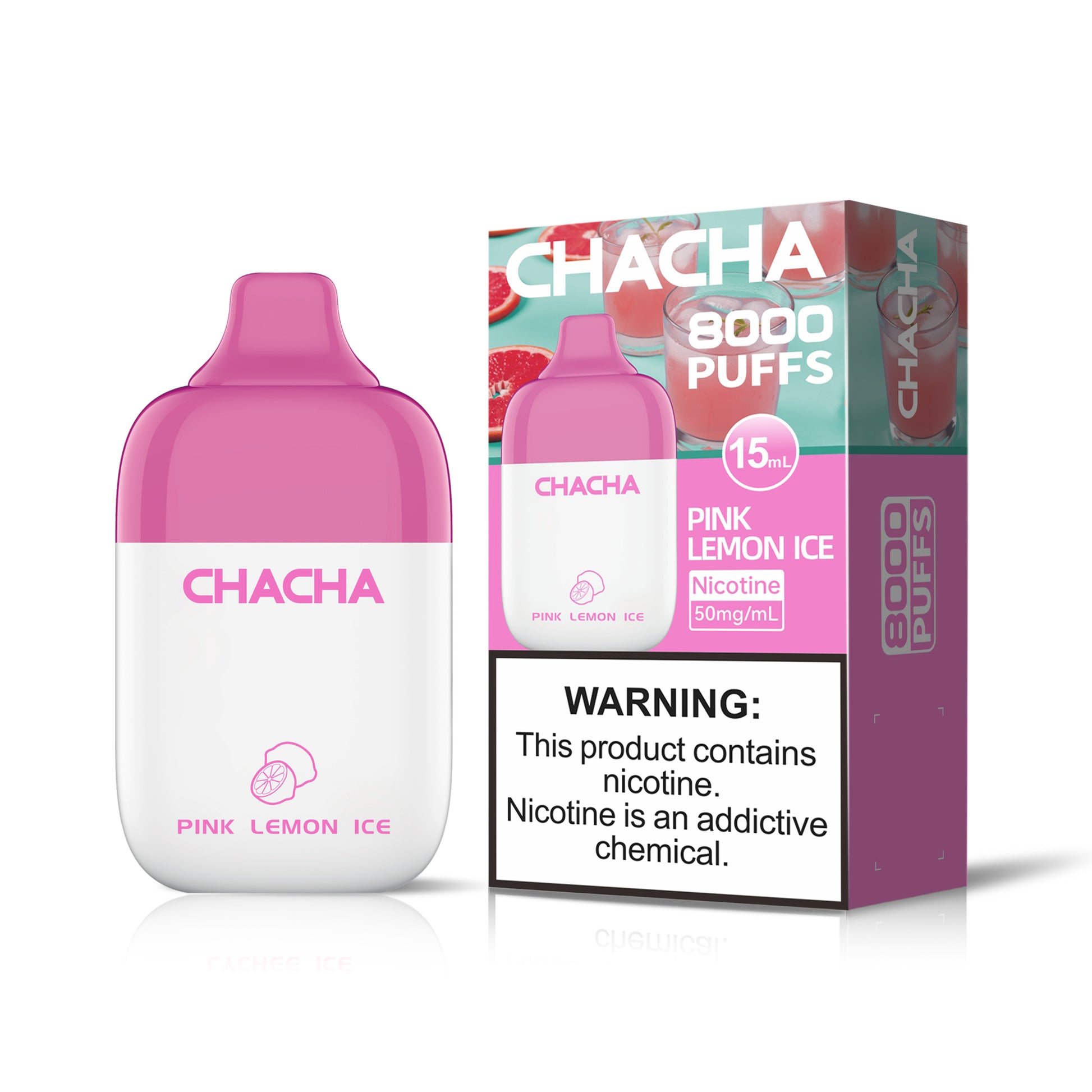CHACHA 8000 PINK LEMON ICE