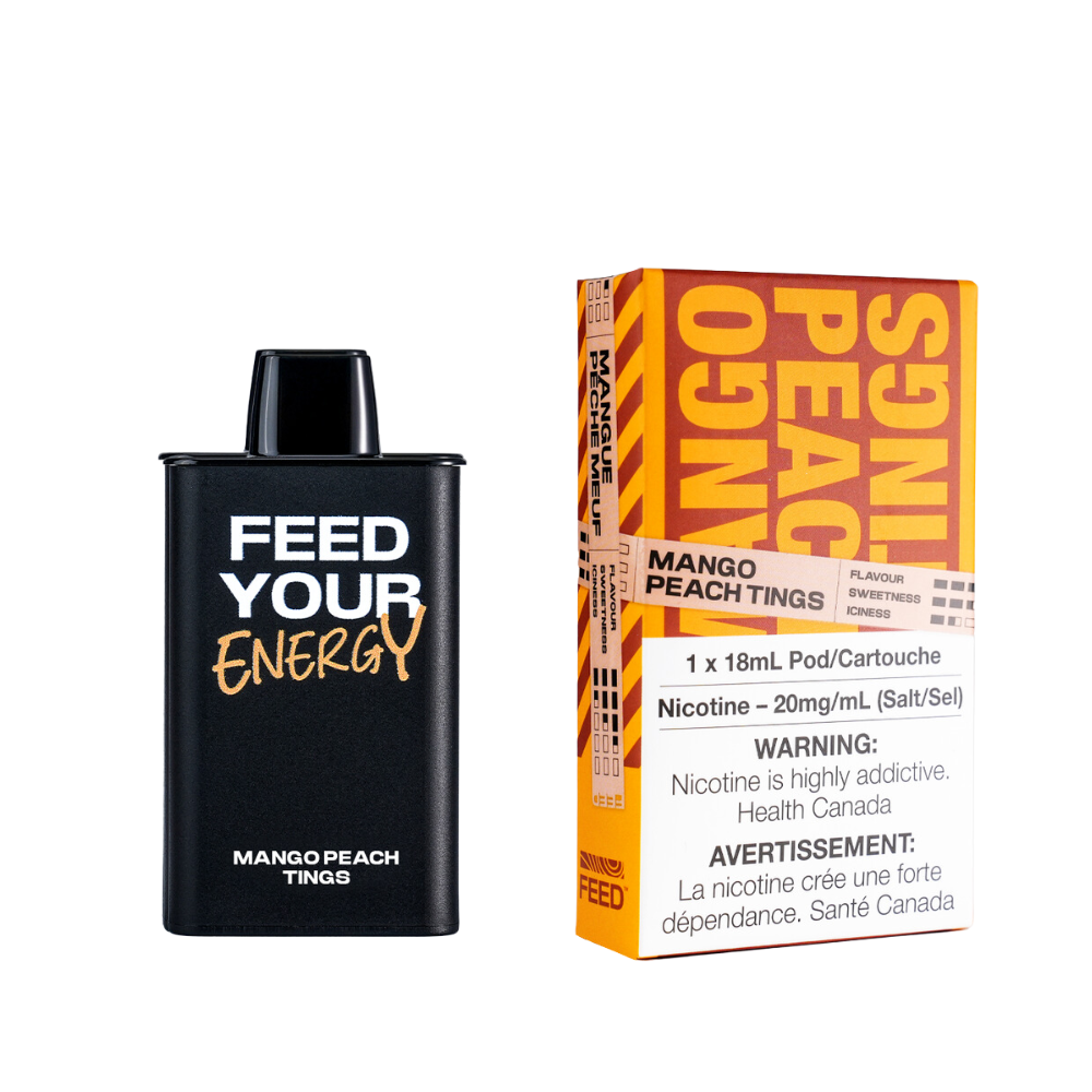 FEED 9000 Puffs MANGO PEACH TINGS