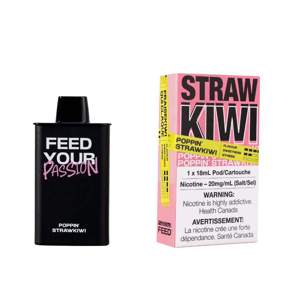 FEED 9000 Puffs POPPIN' STRAWKIWI