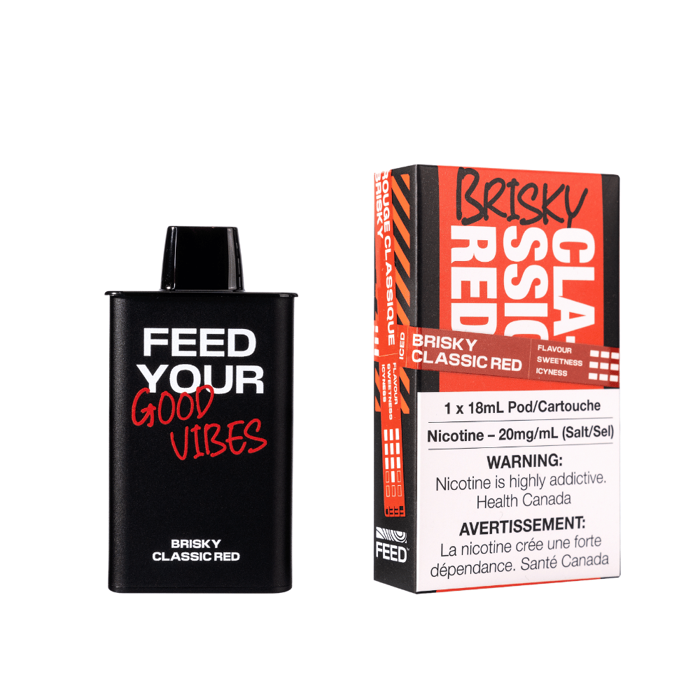 FEED 9000 Puffs BRISKY CLASSIC RED